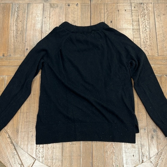Boden black wool cashmere blend mock neck pullovers sweater - Picture 5 of 7